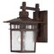 Cove Neck 1-Light Wall Lantern Outdoor Light Fixture in Rustic Bronze Finish